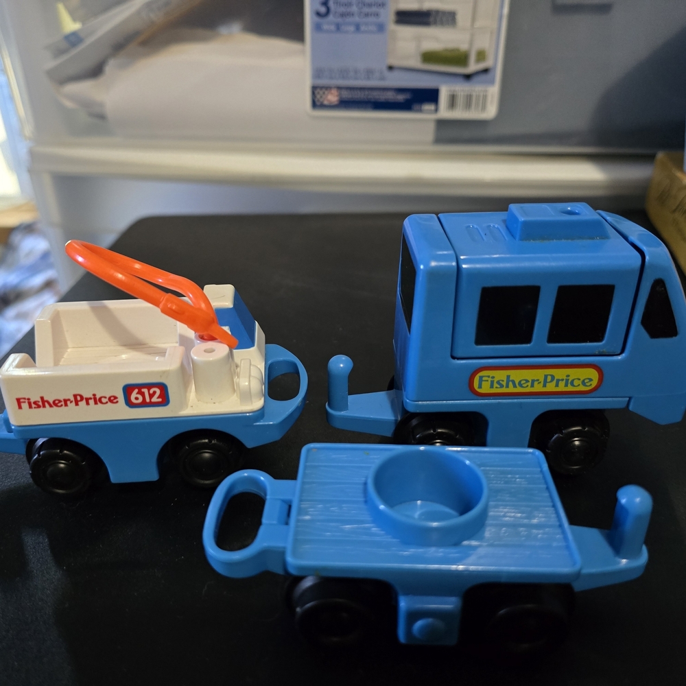 Fisher-Price Blue and Orange Kids Toy Set